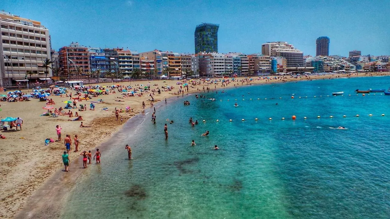 Apartamento Estudio Playa Canteras 2-4p Wifi 100MB Las Palmas de Gran Canaria